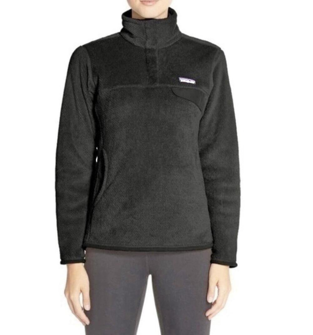 Patagonia Re Tool Black Sweatshirt Sz M Womens